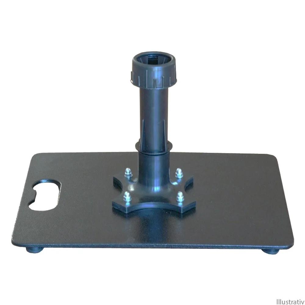 Metall Bodenplatte (B) 15 kg