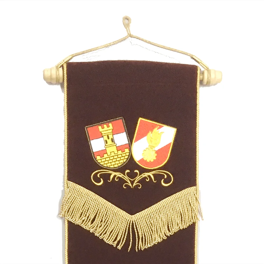 Fahnenband klassisch (mit Stickerei)