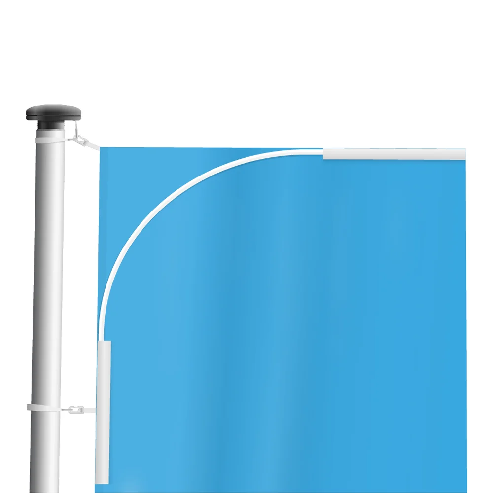 Fiberglasstange für Flügelspanner-Fahne