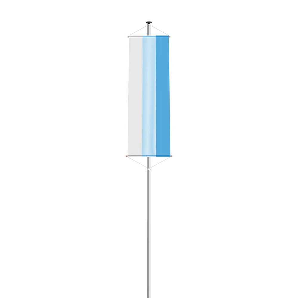 Prideflagge | Bannerfahne (mit zwei Stangen)
